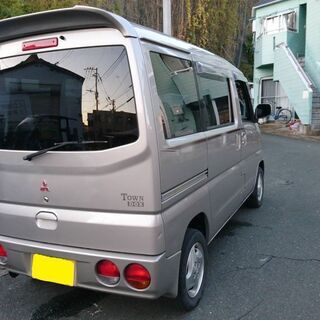 即納可 福岡市 タウンボックス 希少4A30 20バルブ 4気筒ターボ★ミニキャブ 箱バン 軽バンの画像