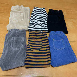 80サイズ　UNIQLO レギンス　6枚セットの画像