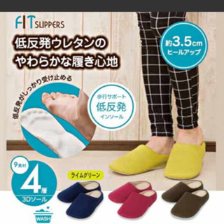 フィット　低反発　スリッパの画像