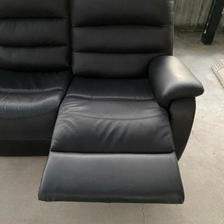 中古　ニトリ　3人掛　 電動　リクライニング　ソファ の画像