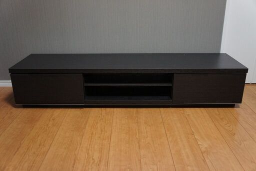 【再出品・現金取引対応】アイリスオーヤマ BAB-150 テレビ台 テレビボード ローボード ブラックオーク 扉付