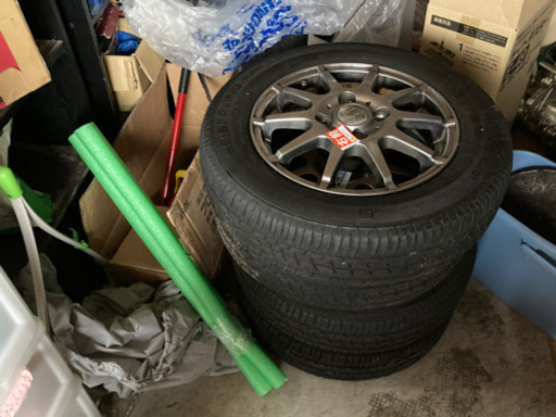 夏タイヤ　155 ７0 13インチ　アルミセット　2020製