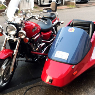 超絶品車！ピカピカサイドカー