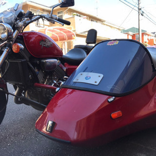 超絶品車！ピカピカサイドカーの画像