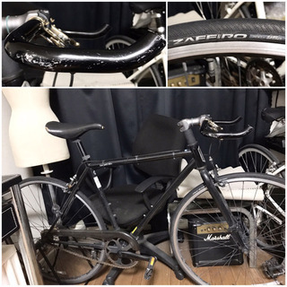 Jamisピストバイク定価6万円程クロモリ自転車ブルホーン格安シングルスピードの画像