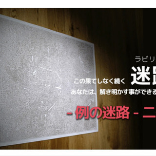 巨大迷路ポスター　2種類　お子様と遊べます
