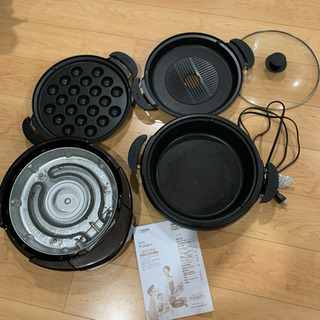タイガー　CQD-A300 グリル鍋　ホットプレート　たこ焼き器の画像