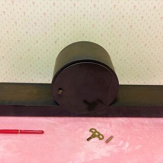 ★ジャンク・昭和レトロ!!「Rythm Charmant」ゼンマイ式置時計・横幅71㎝・アンティーク品★の画像