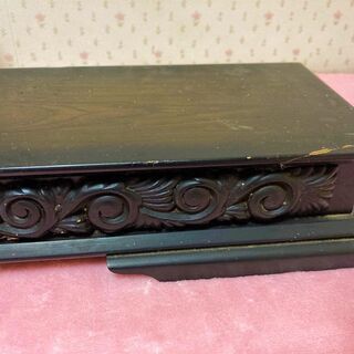 ★ジャンク・昭和レトロ!!「Rythm Charmant」ゼンマイ式置時計・横幅71㎝・アンティーク品★の画像