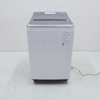 美品 Panasonic パナソニック 保証付 エコナビ 温水泡洗浄 簡易乾燥機能付 洗濯機 NA-FA120V1 12キロ 2018年製 引取可 送料一律5,000円