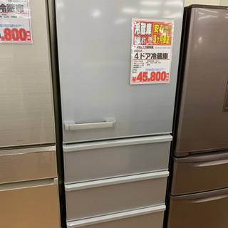 AQUA 4ドア冷蔵庫　355L　2018年製【店頭取引限定】【中古品】早い者勝ち！🚛足立区近郊配送可能！