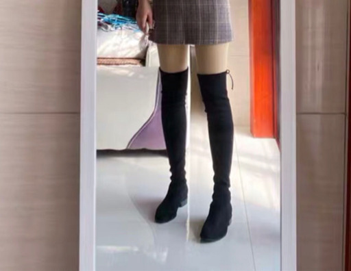 【2/21まで！】膝丈ブーツ  黒