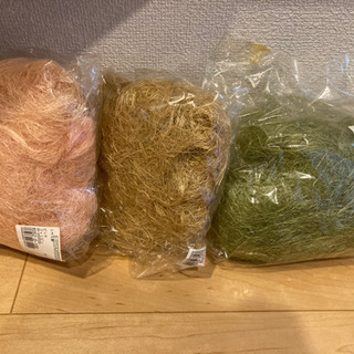 麻 3点セット プリザーブドフラワー 観葉植物など❁¨̮
