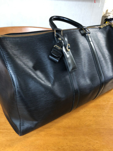 LOUIS VUITTON ヴィトン 黒エピ ボストン 本物美品