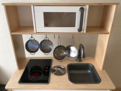 【取引者様決定】IKEA☆おままごとキッチン＊鍋フライパンセット
