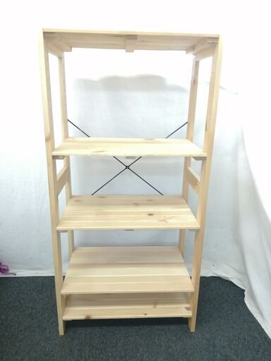 【現地取引歓迎】【最終値下げ!!!】 ☆木製ラック☆【美品】【サイズ】横幅89　奥行き34　高さ44