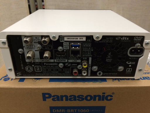 J499　Panasonic　パナソニック　ディーガ DIGA　Blu-rayレコーダー　DMR-BRT1060　HDD1TB　201