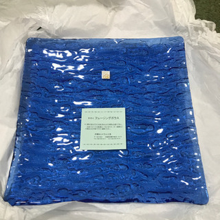 あげます 新品琉球ガラス？皿 サイズ 27×27