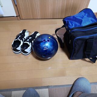 ボーリング　マイボール　マイシューズのセットです