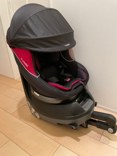 中古・2019年5月購入[ISOFIX取付]コンビ クルムーヴ ISOFIX エッグショック PJ　チャイルドシート