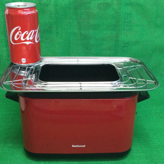 中古　古い　キッチンフライヤー　幅30　　奥行18　　高さ17.5　 （ｃｍ）　ナショナル　家庭用　卓上　フライヤーの画像