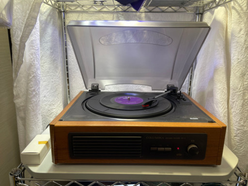 COLUMBIA レコードプレーヤーGP-11　国産　  　完動品　動作確認動画あり　おまけあり