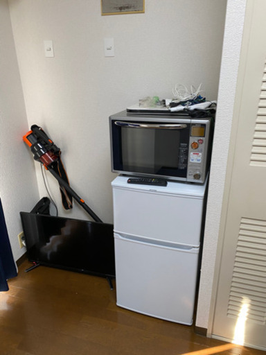 お値下げ！家電セット！【洗濯機、冷蔵庫、電子レンジ、掃除機、パネルヒーター】一人暮らしに
