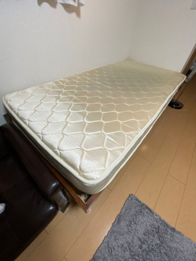 ベッド　シングル　マットレス付き