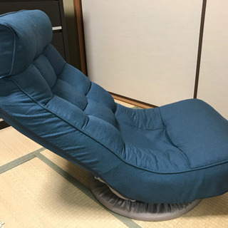 【美品】TVが見やすい回転座椅子 YAMAZEN(山善) ITKZ-55(GRG)の画像