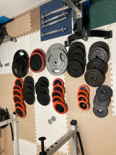 早いもの勝ち！プレート１８０キロシャフトラックセット