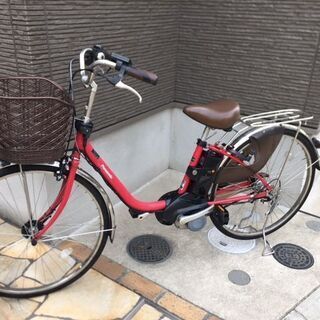 💘特価💘大容量8Ah💘Panasonic　電動自転車　ビビDX　26インチ　電動自転車　電動アシスト自転車　215①