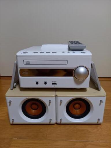 JVC  コンポ　ウッドコーン　良品