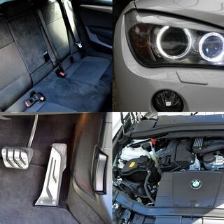 激安値下　美車【SUV】BMW X1 sDrive 18i Mスポーツ　ホワイト　Mエアロ　純正ナビ　TV　Bカメラ　純正18インチ　スマートキー 禁煙車の画像