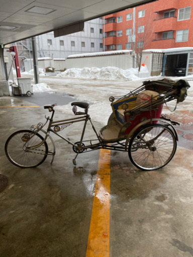値下げ！　希少！　ベトナム3輪自転車　ベトナムタクシー　3輪タクシー　シクロ　リキシャ　人力車　3輪自転車　ヴィンテージ