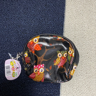 【きまりました】フクロウ コスメポーチ
