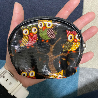 【きまりました】フクロウ コスメポーチの画像