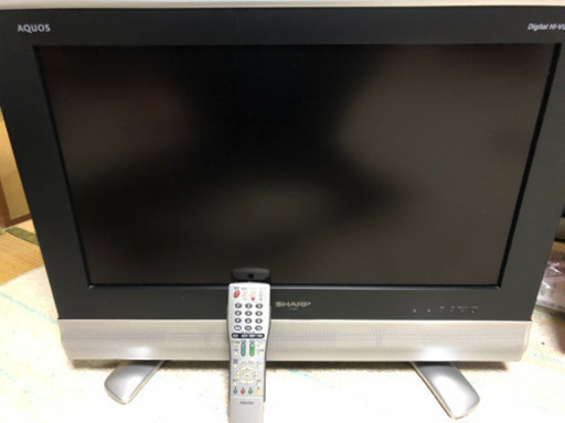 AQUOS液晶テレビ26型、引渡し完了しました