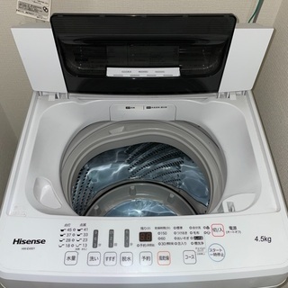 ハイセンス　洗濯機　4.5kg