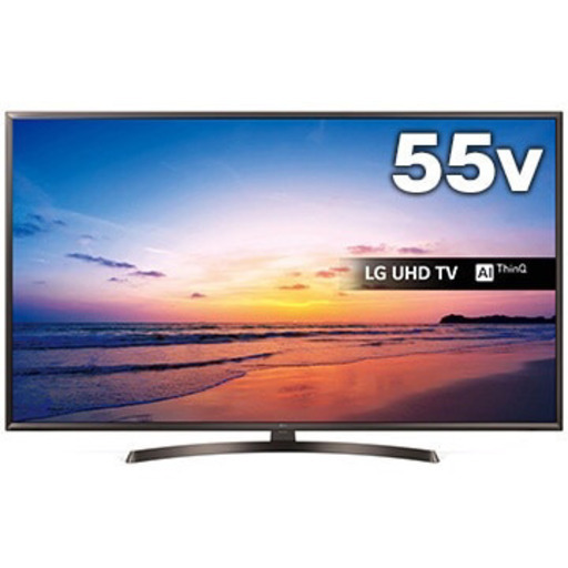 新品 LG 55V型液晶テレビ 4K対応 直下型LED 55UK6300PJF