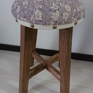 花柄スツール(価格変更しました)