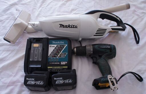 マキタ　14.4V　ドリルドライバ　掃除機セット