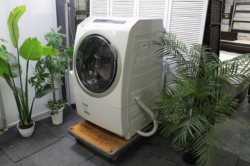 R2725) SHARP 中古シャープ ドラム式洗濯乾燥機 洗濯10kg/乾燥6kg ES-ZP1 ゴールド系 マイクロ高圧シャワー＆ハイブリッド乾燥 2017年製! 洗濯機 店頭取引大歓迎♪