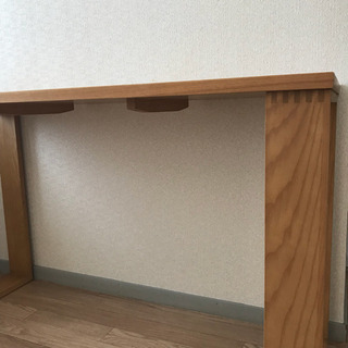 ♡値下げ♡ 太陽家具 木製テーブル ダイニングテーブル カウンター 作業台 勉強机 の画像