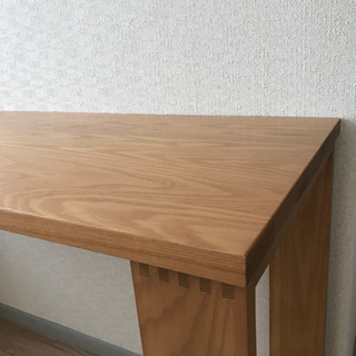 ♡値下げ♡ 太陽家具 木製テーブル ダイニングテーブル カウンター 作業台 勉強机 の画像