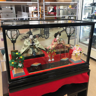 【無料！！】玉媛作✨ガラスケース入り雛人形✨オルゴール付き✨おひ...