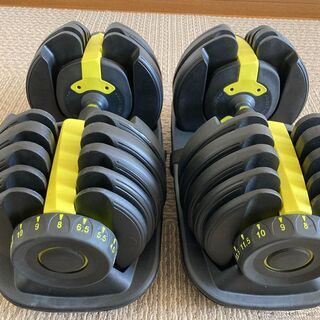 中古 アジャスタブルダンベル 両手用 可変式ダンベル 24kg ...