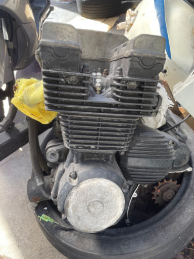 XJR400 4HM 実働エンジン