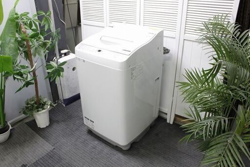 R2736) SHARP 中古シャープ 縦型洗濯乾燥機 ES-TX5B-N　ゴールド系 [洗濯5.5kg /乾燥3.5kg /ヒーター乾燥 /上開き] 2018年製! 洗濯機 店頭取引大歓迎♪