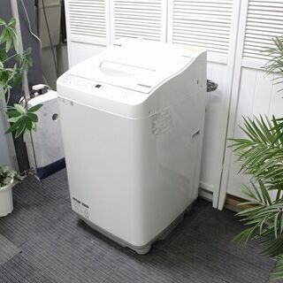R2736) SHARP 中古シャープ 縦型洗濯乾燥機 ES-TX5B-N　ゴールド系 [洗濯5.5kg /乾燥3.5kg /ヒーター乾燥 /上開き] 2018年製! 洗濯機 店頭取引大歓迎♪