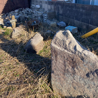 庭石　灯籠　ブロック　おしゃれ岩　などの画像